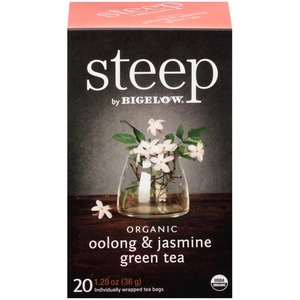 STEEP 17714 STEEP ORGANIC TEA OOLONG W/ JASMINE GREEN (6BX/20)
